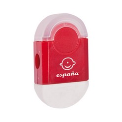 2-in-1 eraser and sharpener