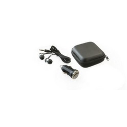 Earbud & Car Charger Set