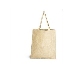 Natural. Great for shopping, fold to small size for easy storage and portability. Open main compartment. Environmentally friendly. Unlaminated jute