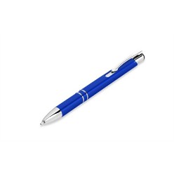 A nice looking affordable pen to showcase your logo at any promotional event. Available in 11 vibrant colours with stunning silver trim accents, with black German ink.