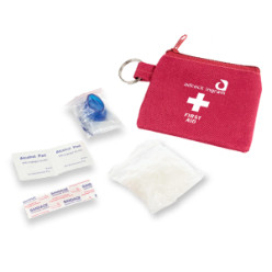 600D contents bandage adhesive strips,mouth to mouth resuscitation device,alcohol pads(x2) latex gloves