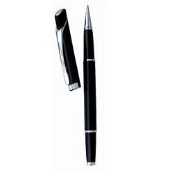 Capped metal ball pen, refill black ink