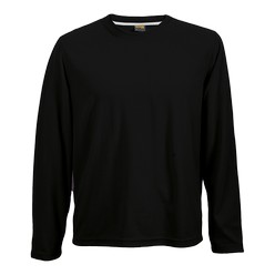 Enduro Fleece: Styling features include elasticated inner neck tape, dropped shoulder seams and single -needle top-stitching throughout. This lightweight crew neck fleece design is extremely comfortable and perfect for in-between days. 135g 100% polyster mirco fleece with anti-pill finish, moisture management