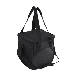 70D Adjustable straps-webbing handles-PVC front pocket mesh side pocket-aluminium foil lining-heavy duty base