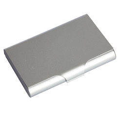 Everyday Business Card Case, Clip Closure, Aluminium Casing