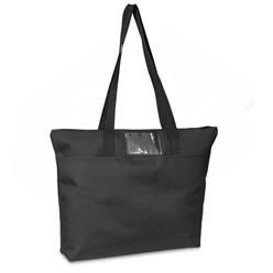 Tote bag with shoulder sling, 600D, Velcro-closure back Slip Pocket, Fits most Tablets