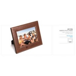 Fabrizio Promotional Photo Frame, A glance at your kid?s photo, wrapped in a lush and modern piece of photo frame can ignite you extensively. Crafted with the premium quality simulated leather, the Fabrizio Photo Frame is truly an owner?s delight. When fused with your logo, it magically starts attracting eye balls, making you feel content.