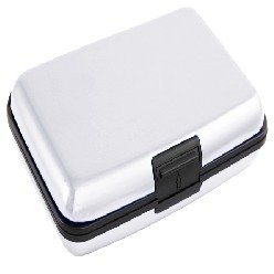 6 card holder division, Material: Aluminium