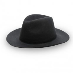 Felt Manhat: Wool hat, no glue, brim width: 7cm, size: 57cm