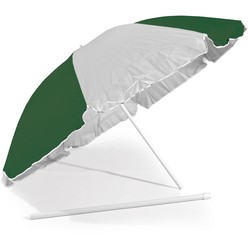 8 panel beach umbrella., 140g polyester material with UV lining, steel pole and ribs