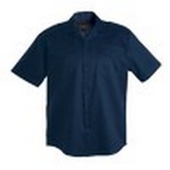 Fidelity Combat Shirt: This short sleeve combat shirt has two front pockets with button closure as well as epaulettes. Other features include notched neck collar, single top-stitched shoulder seam for added strength and bar-tacked pressure points. Available in two colour ways. 200g 80/20 Poly cotton fabric, back neck yoke