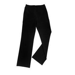 Polyester, Viscose, Spandex ladies finesse pants. Features include: elasticated waistband at back, long length leg, lined front pockets.