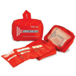First Aid Kit is made from a high quality PVC-coated nylon bag with a unique 4-fold design.3-5 person.