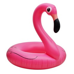 This is a inflatable, floating flamingo. Safe for lazy rivers