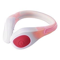 ABS and Silicone ankle band, led light, 2 blinking function