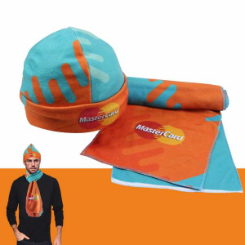 Anti Pill Polar Fleece Beanie and Scarf