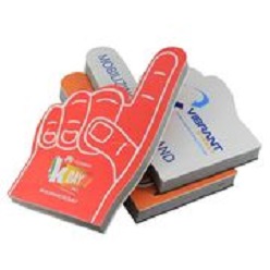 Foam hands Foam hands