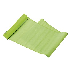 Foldable beach mat with carry strap