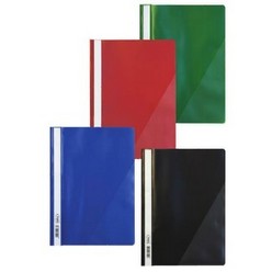 Are your documents always getting lost, damages or accidentally thrown away? Well these quotation folders can, not only hold your important documents safe and secure, but organize and systemize them for quick and easy access. With its transparent cover, its gusset insert clips and its thin design, these folders reveal a cleanliness and convenience suited for any office environments. 