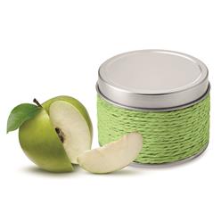 Scented candle wax in a beautifully designed  aluminium tin