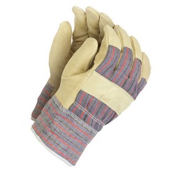 Freezer pigskin gloves with fleece lining
