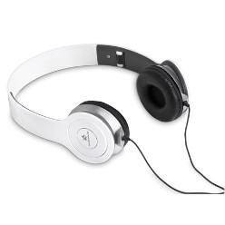 A useful promotional executive or social gift, sure to be used and appreciated by your clients . Available in two colours. Compatible with all audio devices  3.5mm audio jack  folding headband with deluxe padded on-ear headphones. ? ABS & PVC