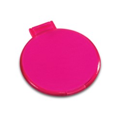 A small mirror is always recommended to be carried in your handbag or briefcase. This one is perhaps the best choice since it is small, comes with support that allows it to stand and looks great. Slip it in your office drawer or daily tote and use as required. The mirror is frosted and available in pink, white and blue colours. 