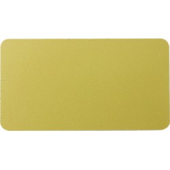 Full colour landscape name badge with magnet, material: aluminium gold