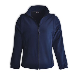 G Ladies Zip Off Sleeve Softshell Jacket