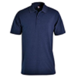 240g polycotton pique knit Golfshirt, knitted collar, double stiched hem and sleeves
