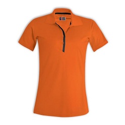 Polyester Pique Knit golfer, high quality moisture management fabric, Contrasting plaquet and neck binding, crease resistant