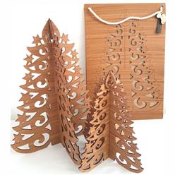 Christmas tree design small wood