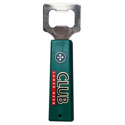 Metal bottle opener with handle  