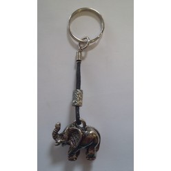 Leather Ethnic keyring