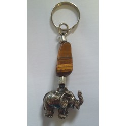 Gem Stone Key Ring