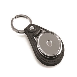 PU Round dome keyring