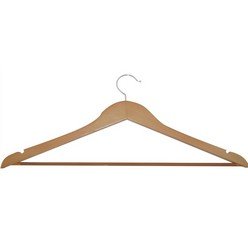 Natural trouser hanger