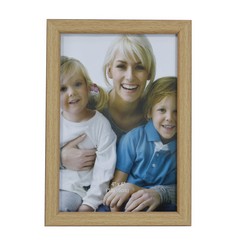 Wood look photo frame