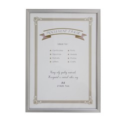 Silver photo frame