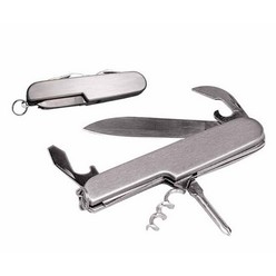 Stainless steel 5 in 1 multi-function pocket knife