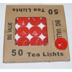 50 P/Tea Light Candles