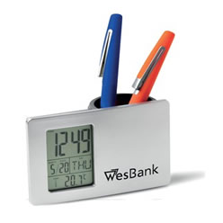 Timestore Clock & Pen Holder