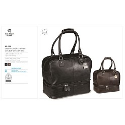 Gary Player Leather Double Decker Bag