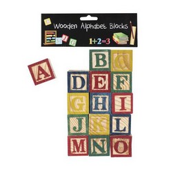 Edu Blocks Wooden Alphabet