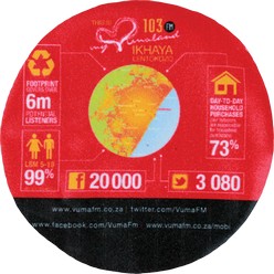 Microfibre coaster (round)