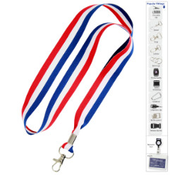 Striped Lanyards