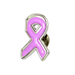 Metal Care Ribbon With Pin