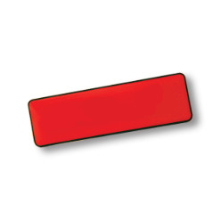 Employee Name Badge With Pin (Black ABS)