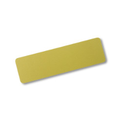 Aluminium Rectangle Name Badge With Pin