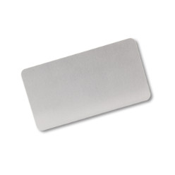 Aluminium Landscape Name Badge With Pin